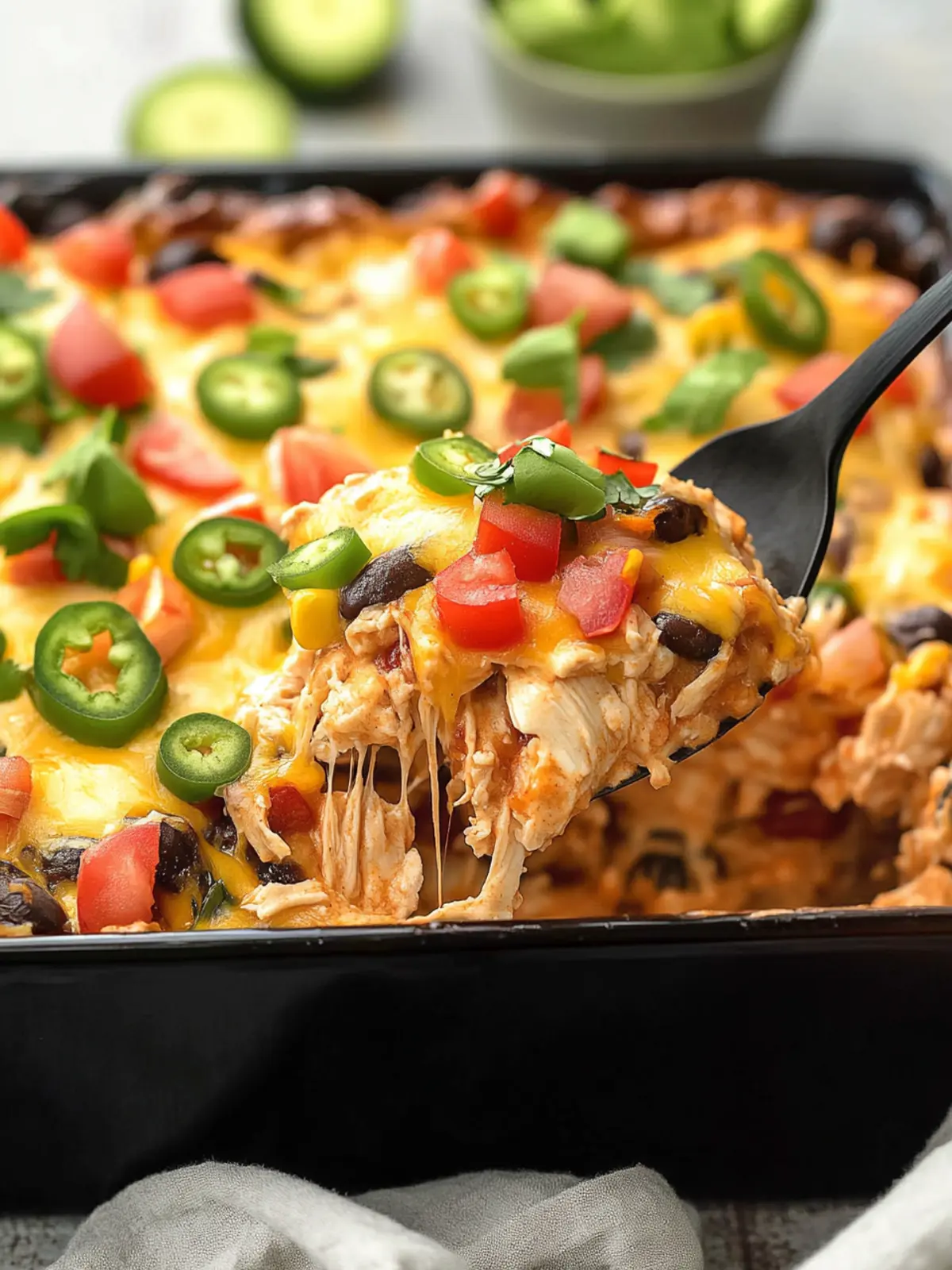 Chicken Burrito Casserole