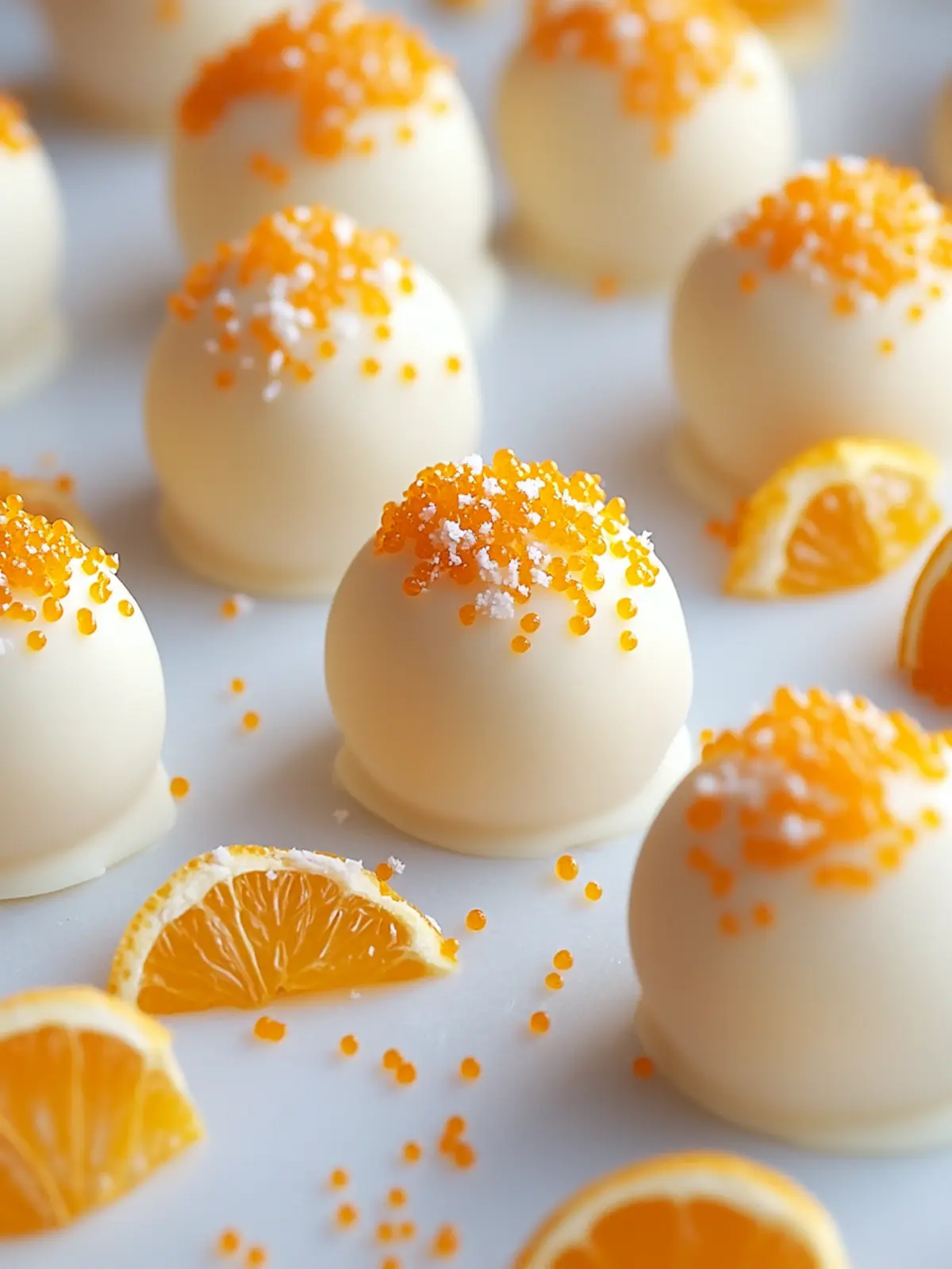 Orange Creamsicle Truffles