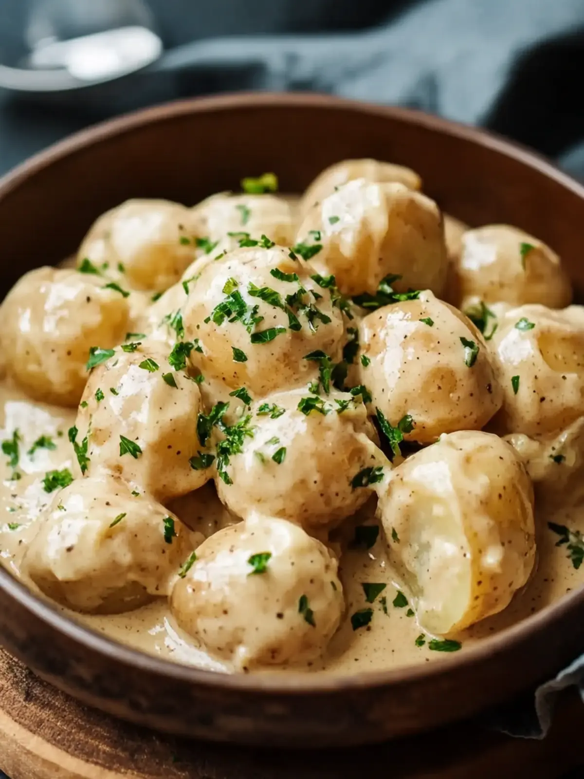 Creamy Garlic Sauce Baby Potatoes You'll Crave Every Time 2 Creamy Garlic Sauce Baby Potatoes