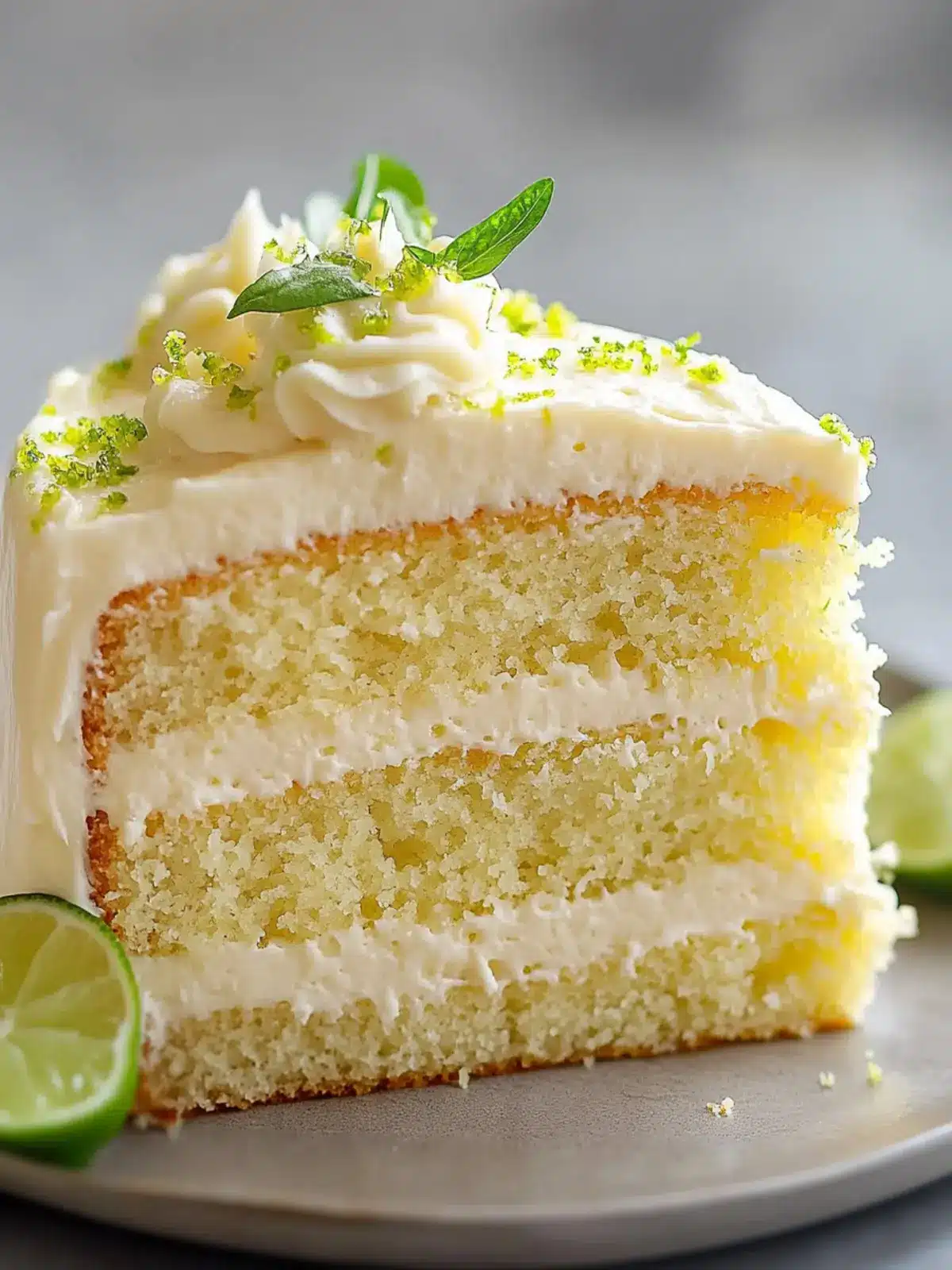 Easy Lime Cake With Frosting