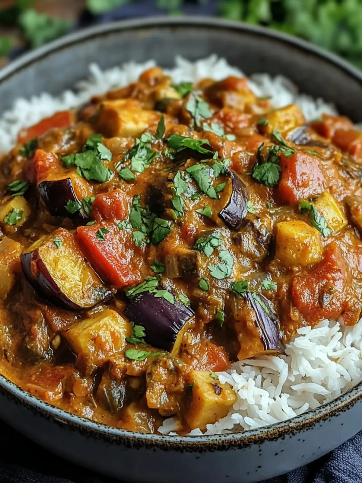 Spicy Eggplant Curry