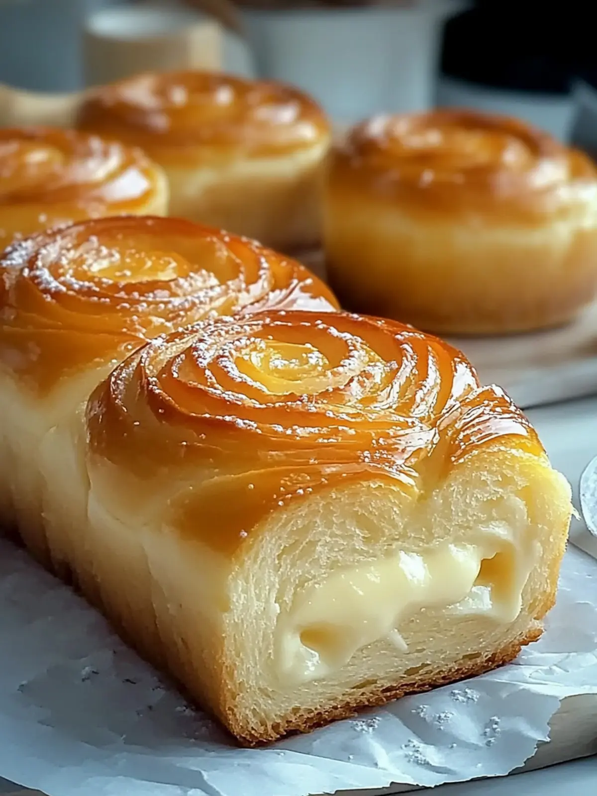 Easy Custard-Filled Sweet Bread Recipe