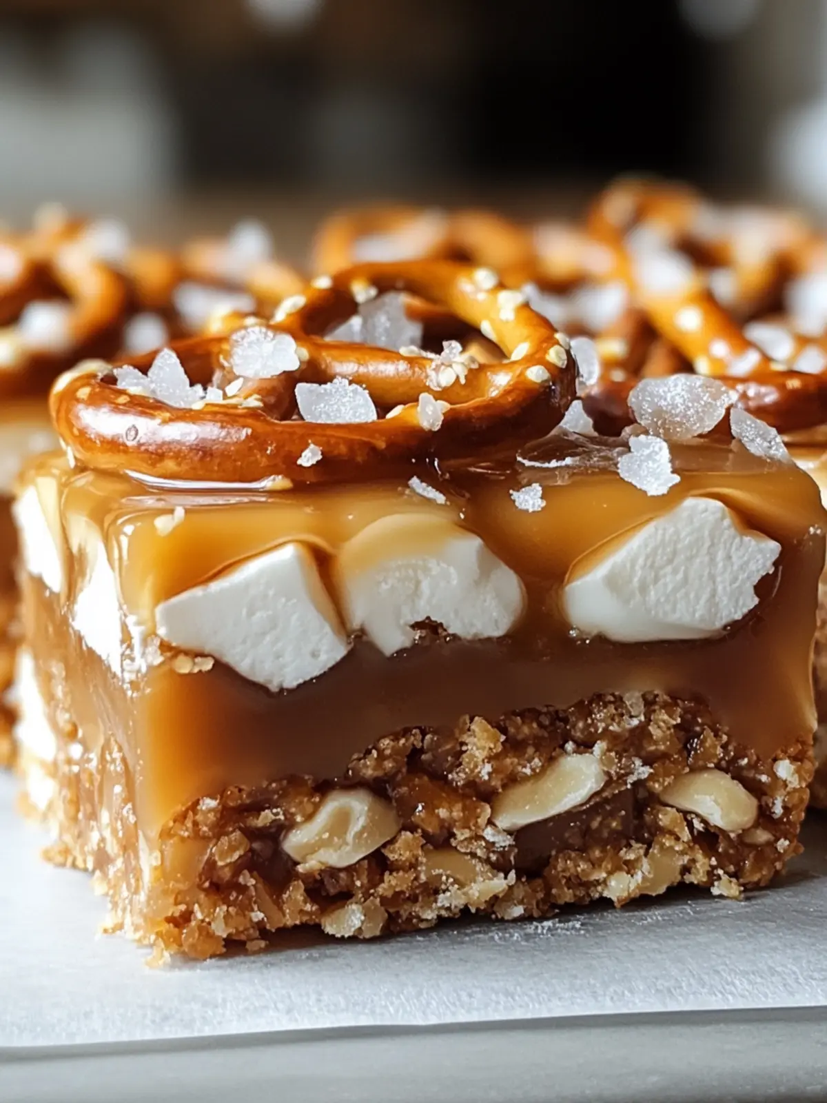 Quick No-Bake Salted Caramel Pretzel Bars for Sweet Cravings 2 Quick No-Bake Salted Caramel Pretzel Bars