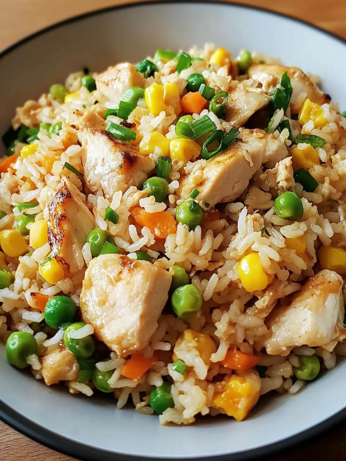 Crockpot Chicken Fried Rice