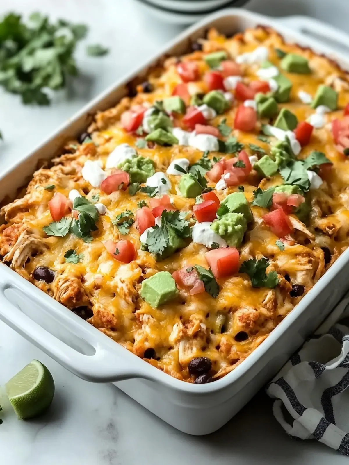 Savory Chicken Taco Casserole Everyone Will Crave 4 Chicken Taco Casserole