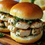 Lemon Herb Chicken Sliders