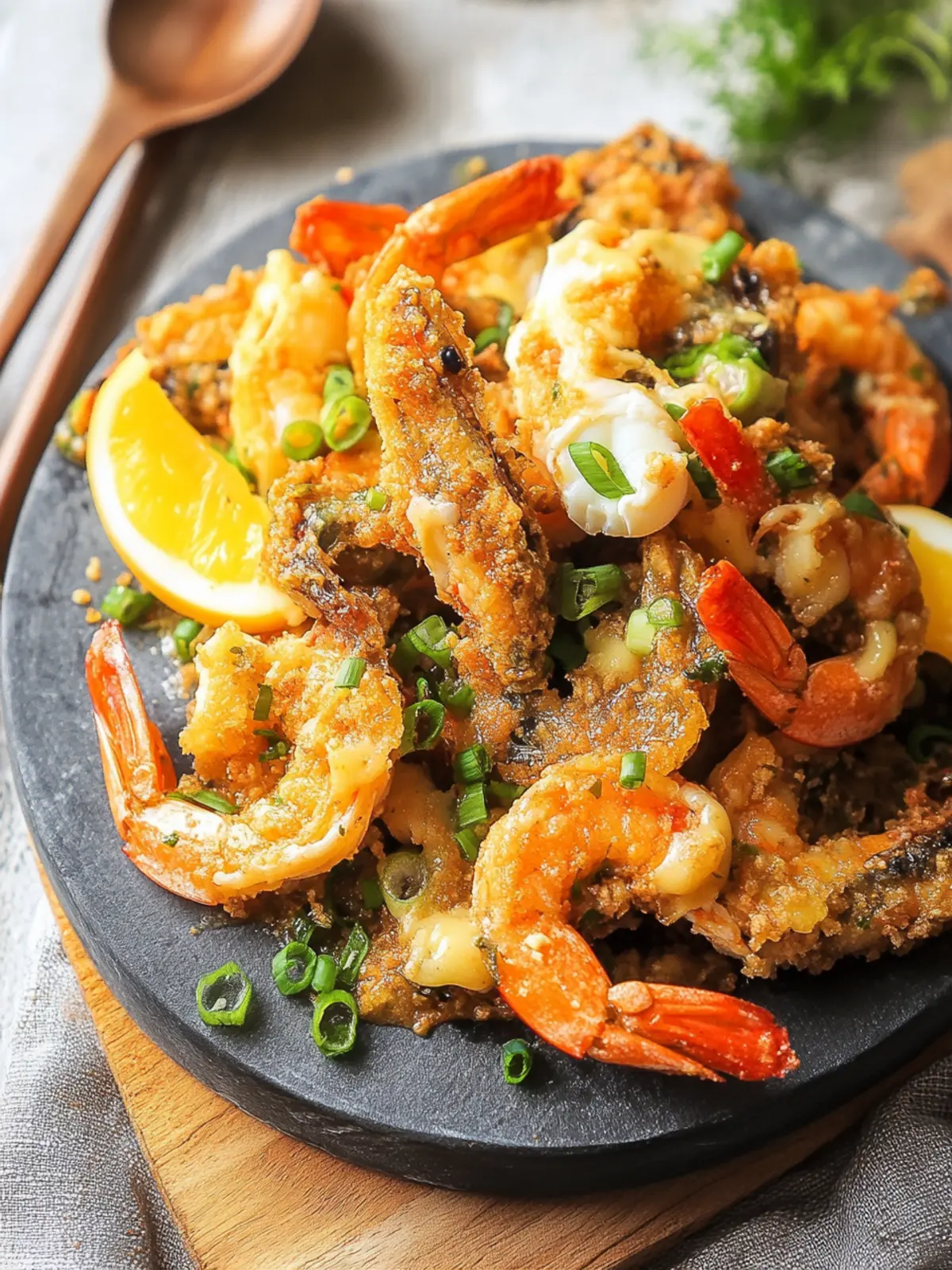 Salted Egg Yolk Prawns: Crispy, Creamy Bliss You’ll Love 2 Salted Egg Yolk Prawns