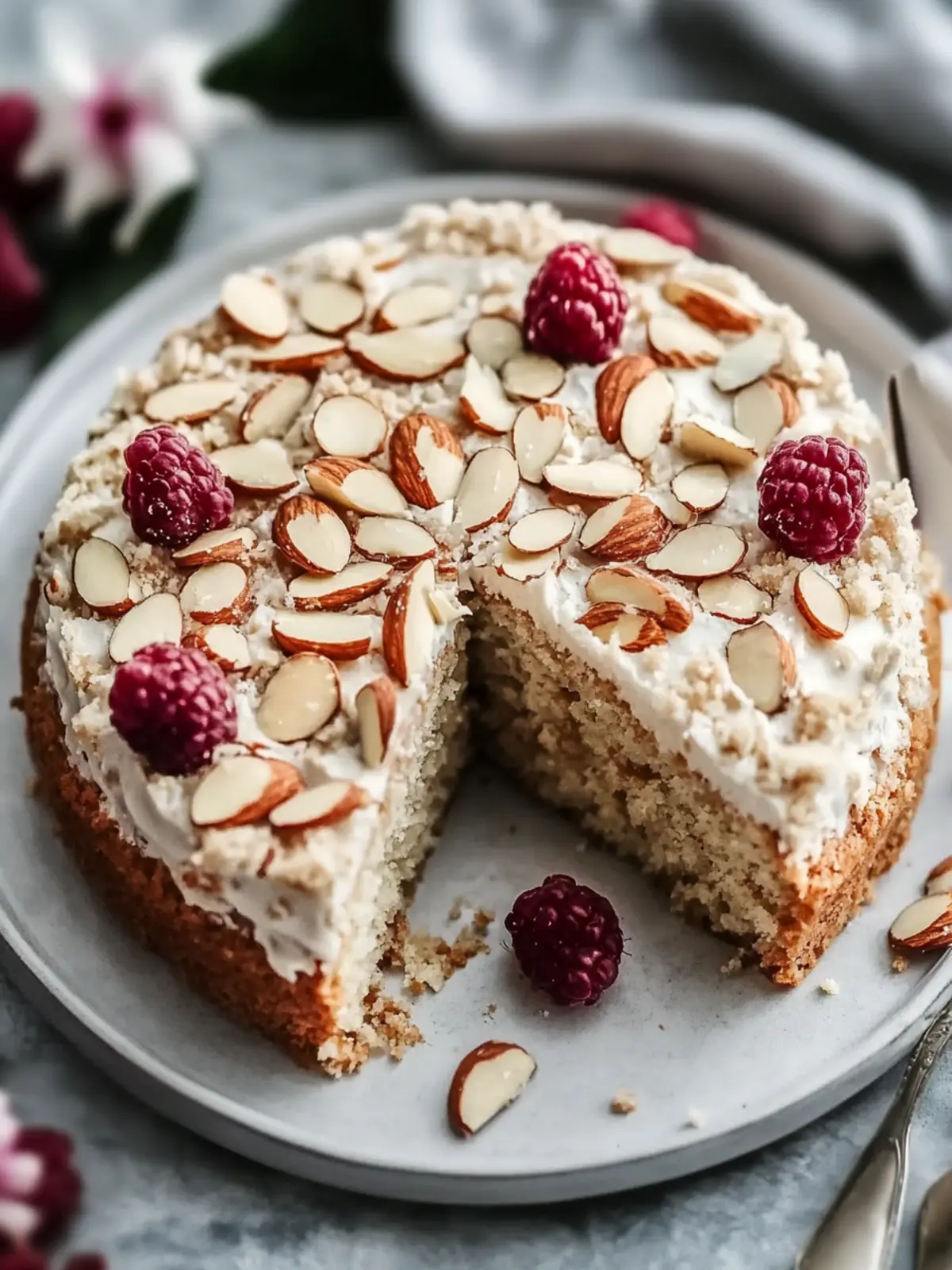 Vegan Almond Cake