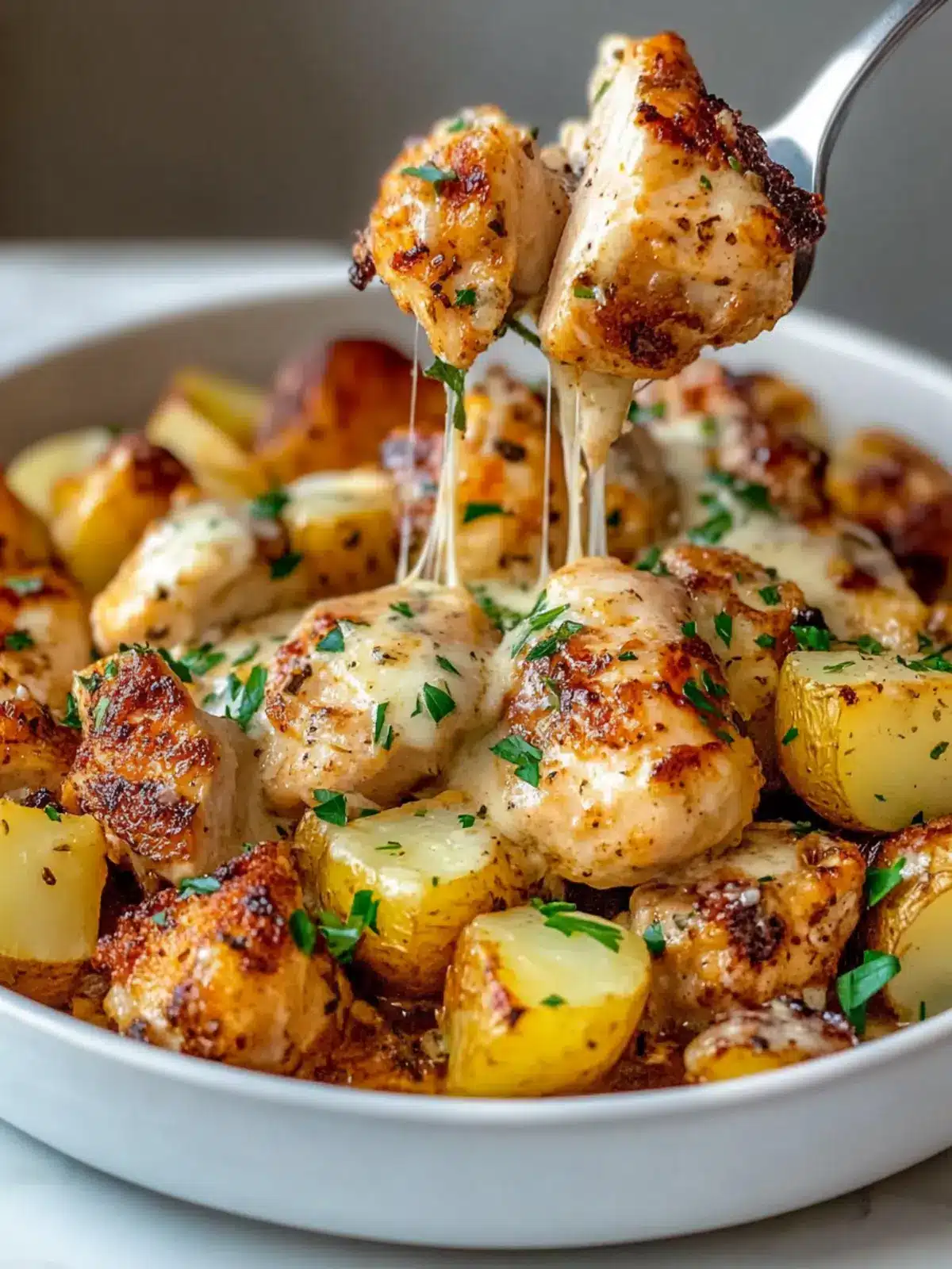 Garlic Parmesan Chicken and Potatoes