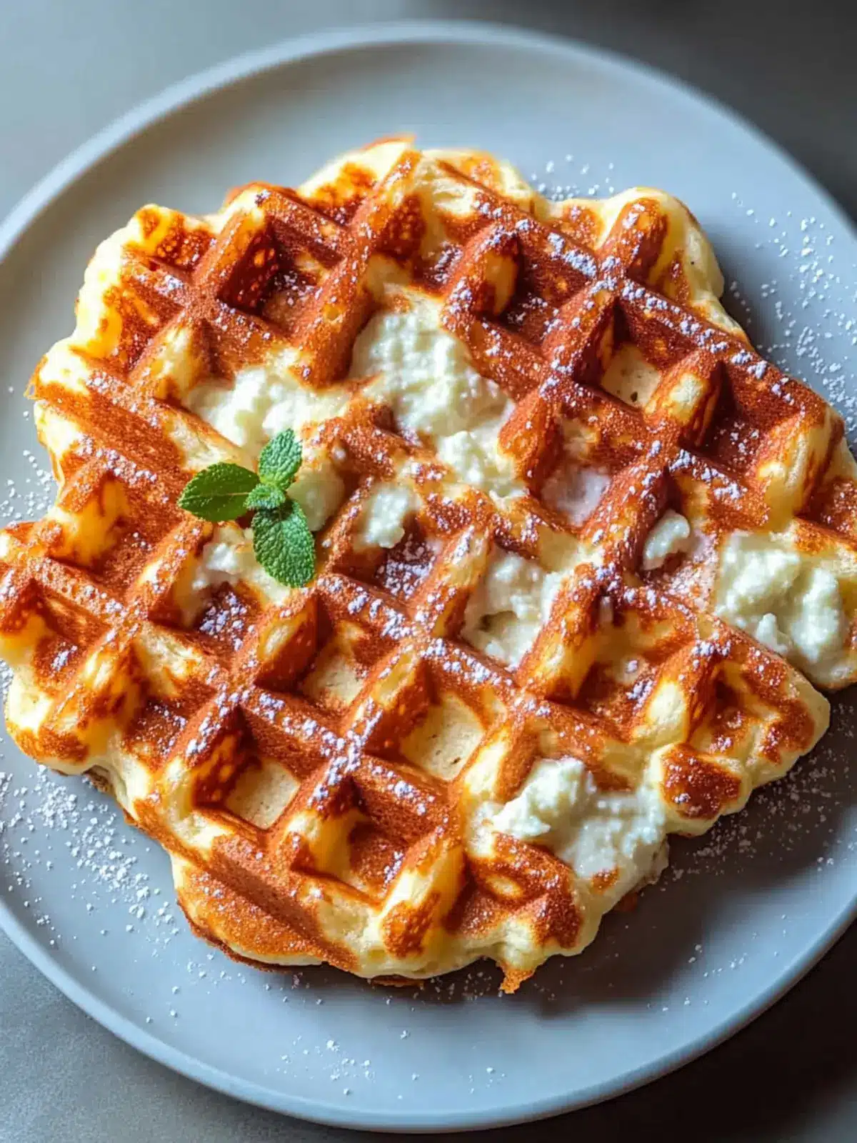 Cottage Cheese Chaffle