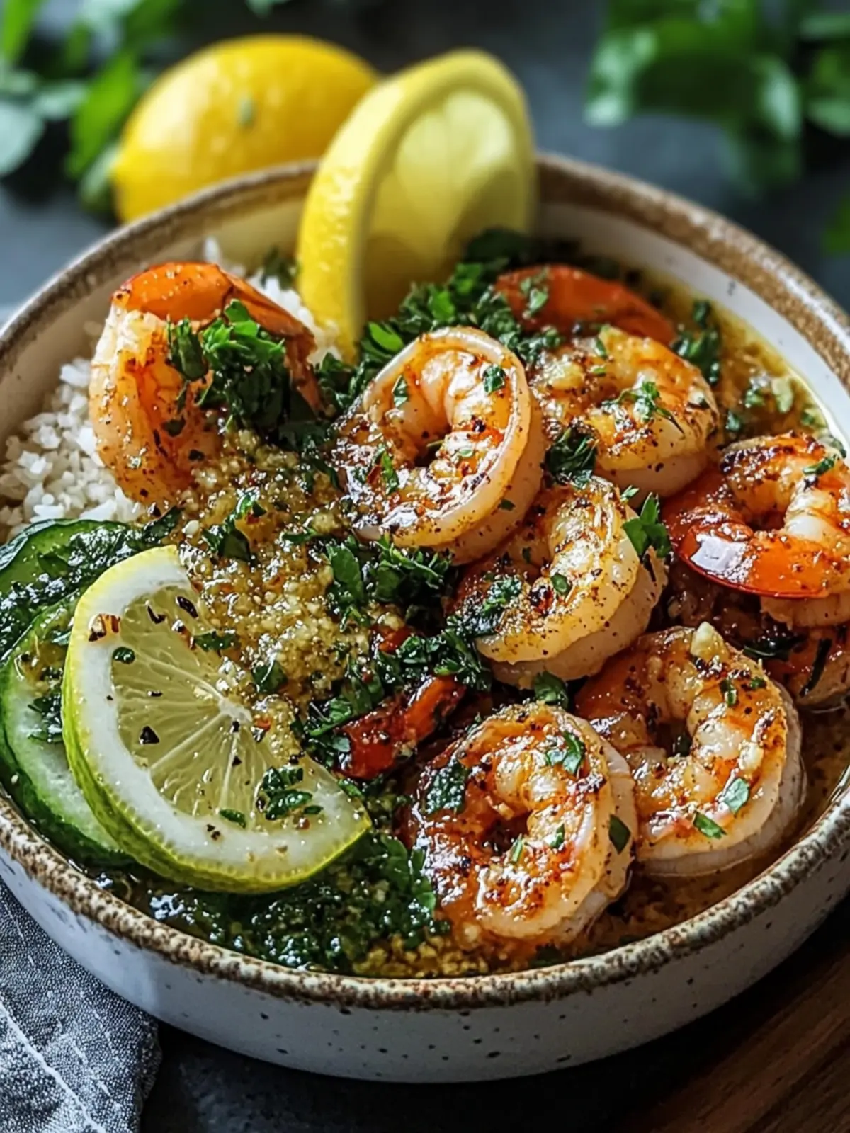 Zesty Lemon Garlic Shrimp Bowls: A Bright, Flavorful Boost 2 Zesty Lemon Garlic Shrimp Bowls