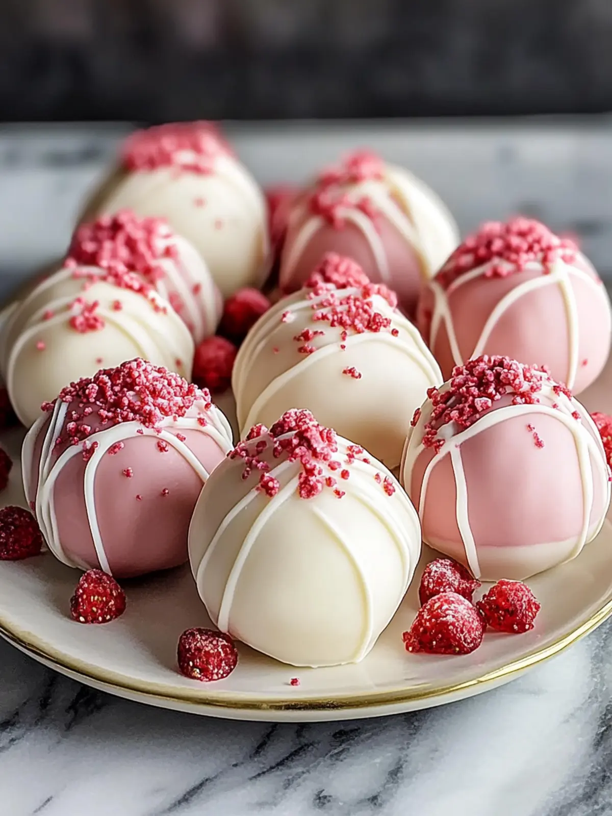No-Bake Strawberry Cheesecake Truffle Balls for Sweet Moments 4 Strawberry Cheesecake Truffle Balls