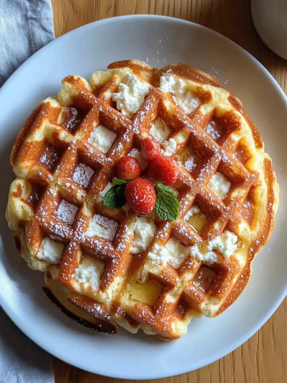 Cottage Cheese Chaffle