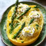 Spaghetti Squash with Asparagus, Ricotta, and Lemon