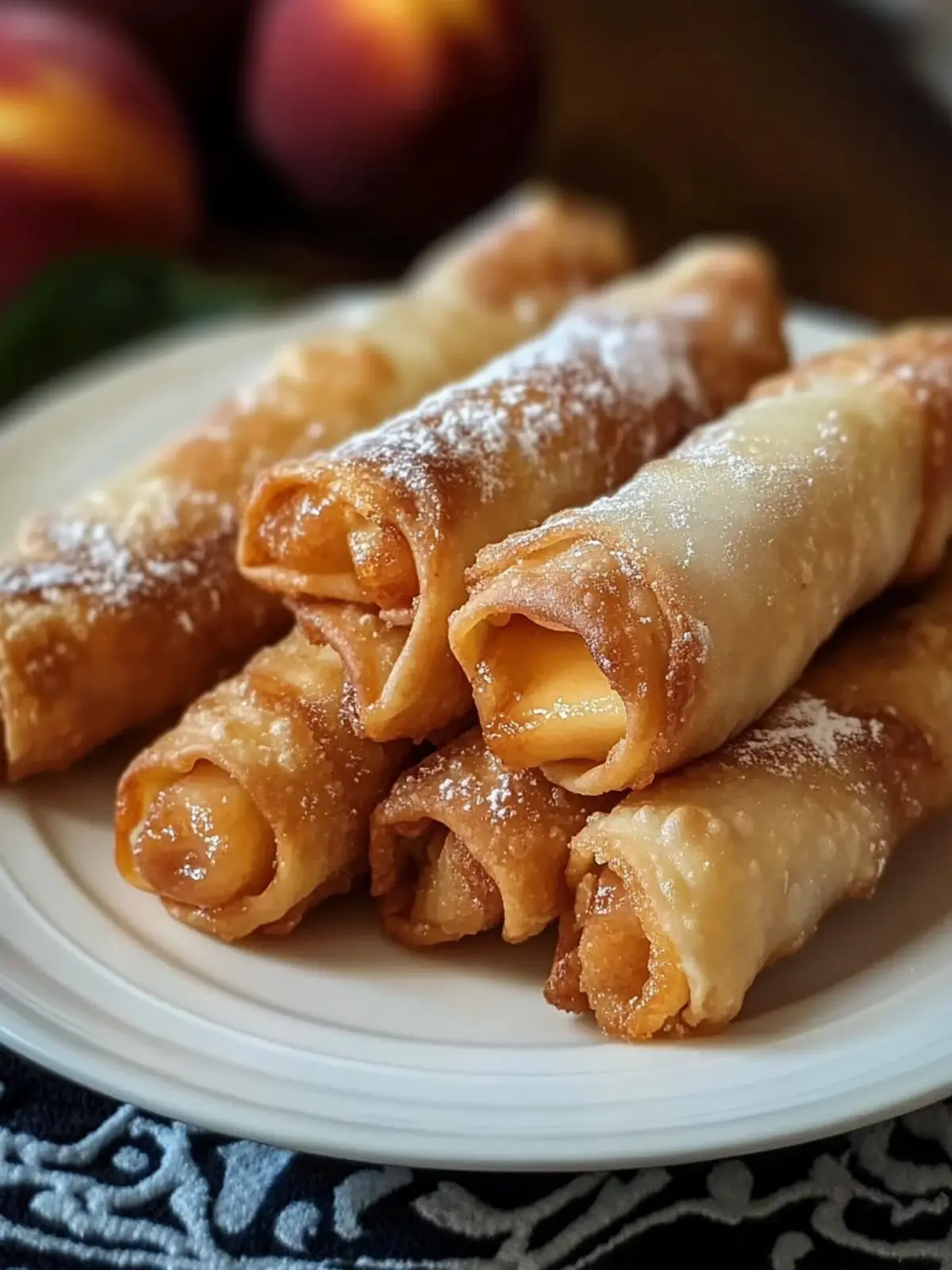 Peach Cobbler Egg Rolls Recipe – Your New Summer Favorite 4 Peach Cobbler Egg Rolls Recipe