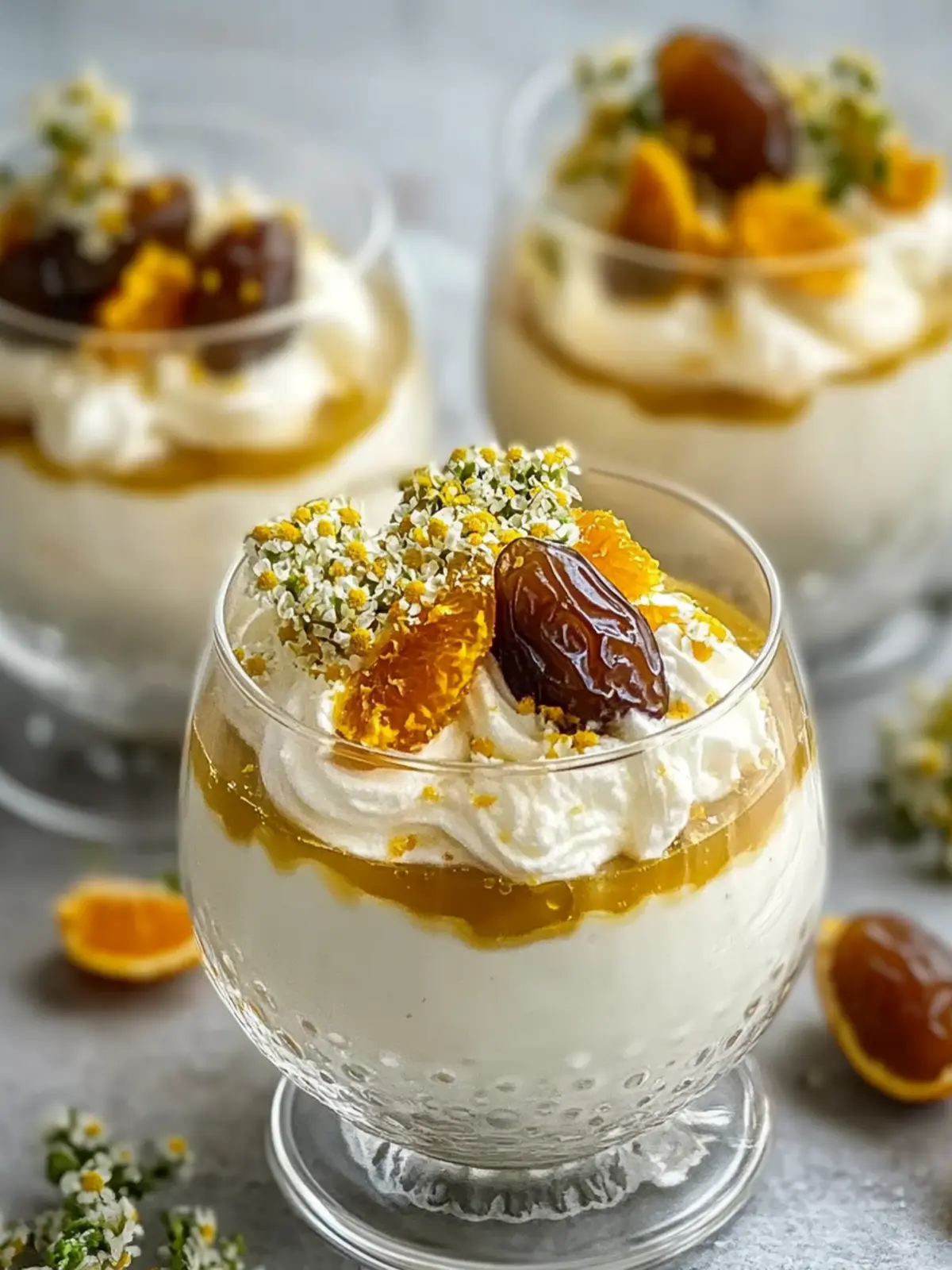 Lebanese Date & Orange Blossom Mousse