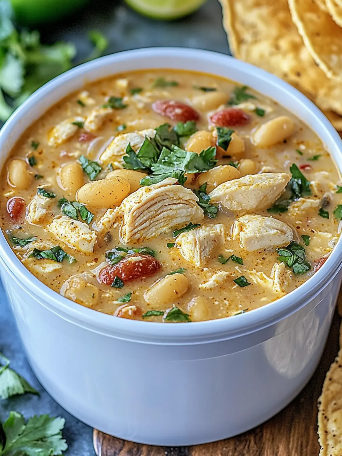 Cajun White Chicken Chili