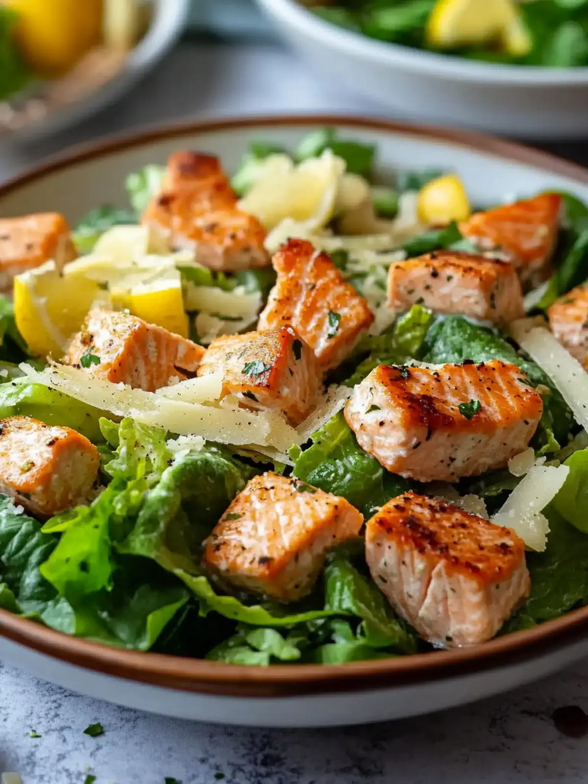 Savory Salmon Caesar Salad Recipe for a Healthy Twist 4 Salmon Caesar Salad Recipe