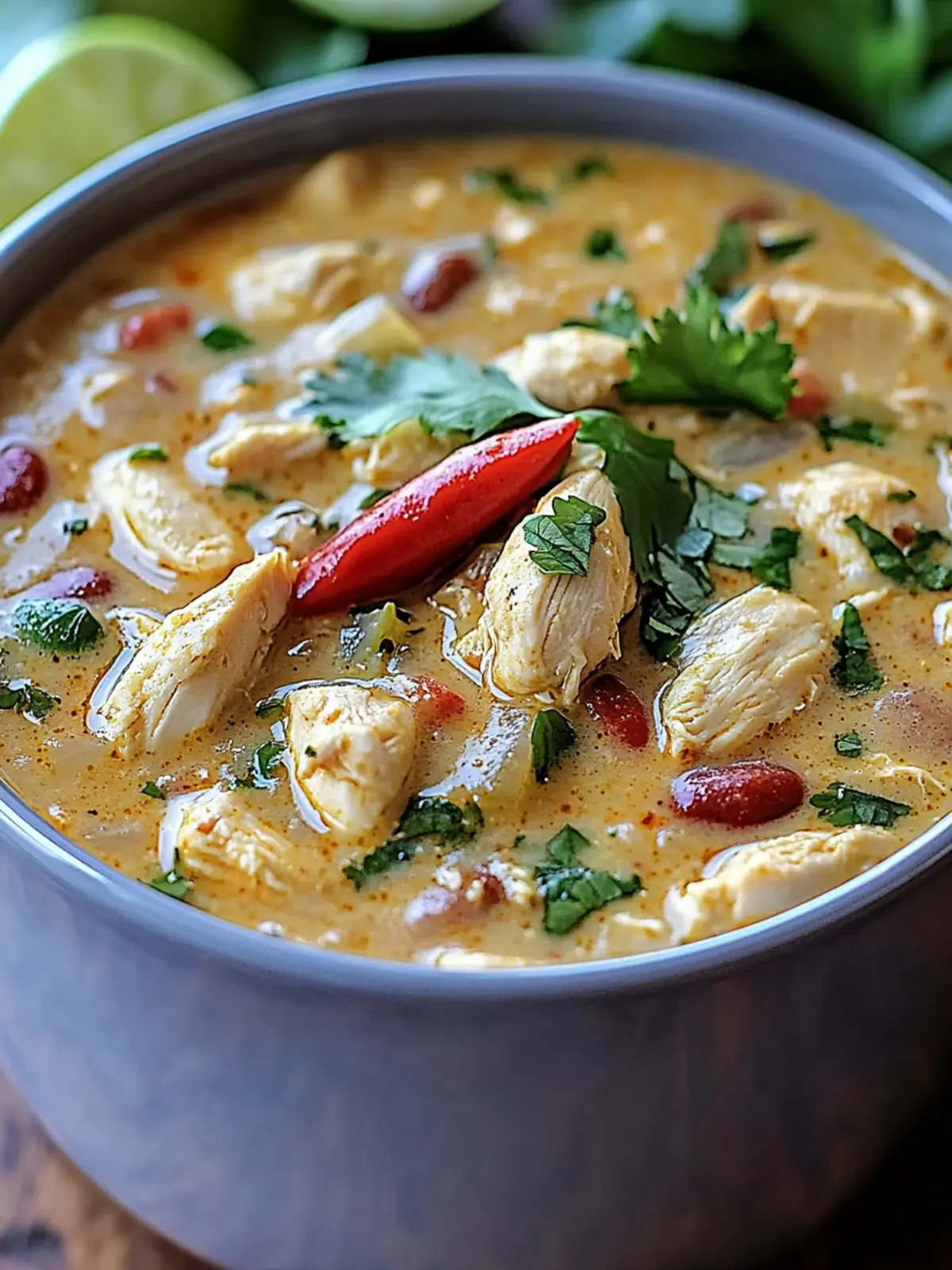 Cajun White Chicken Chili