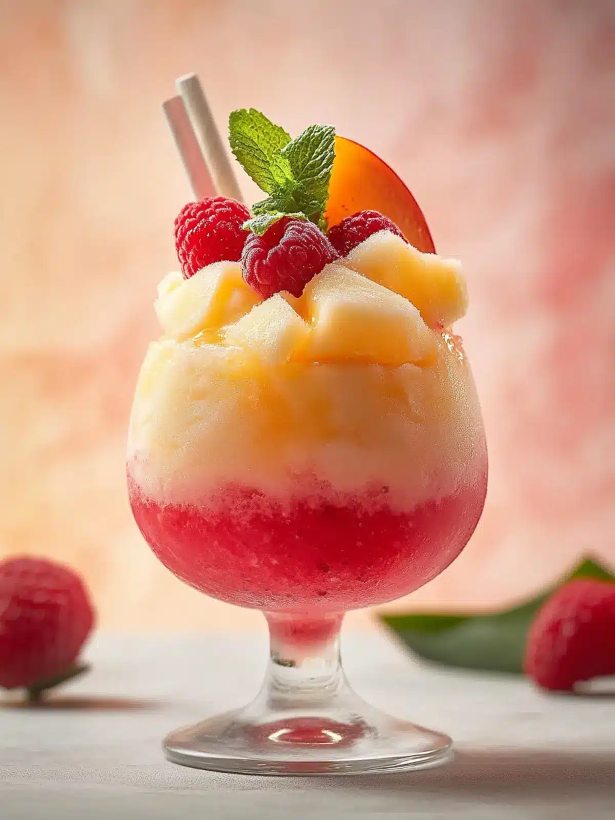 Frozen Raspberry Piña Colada