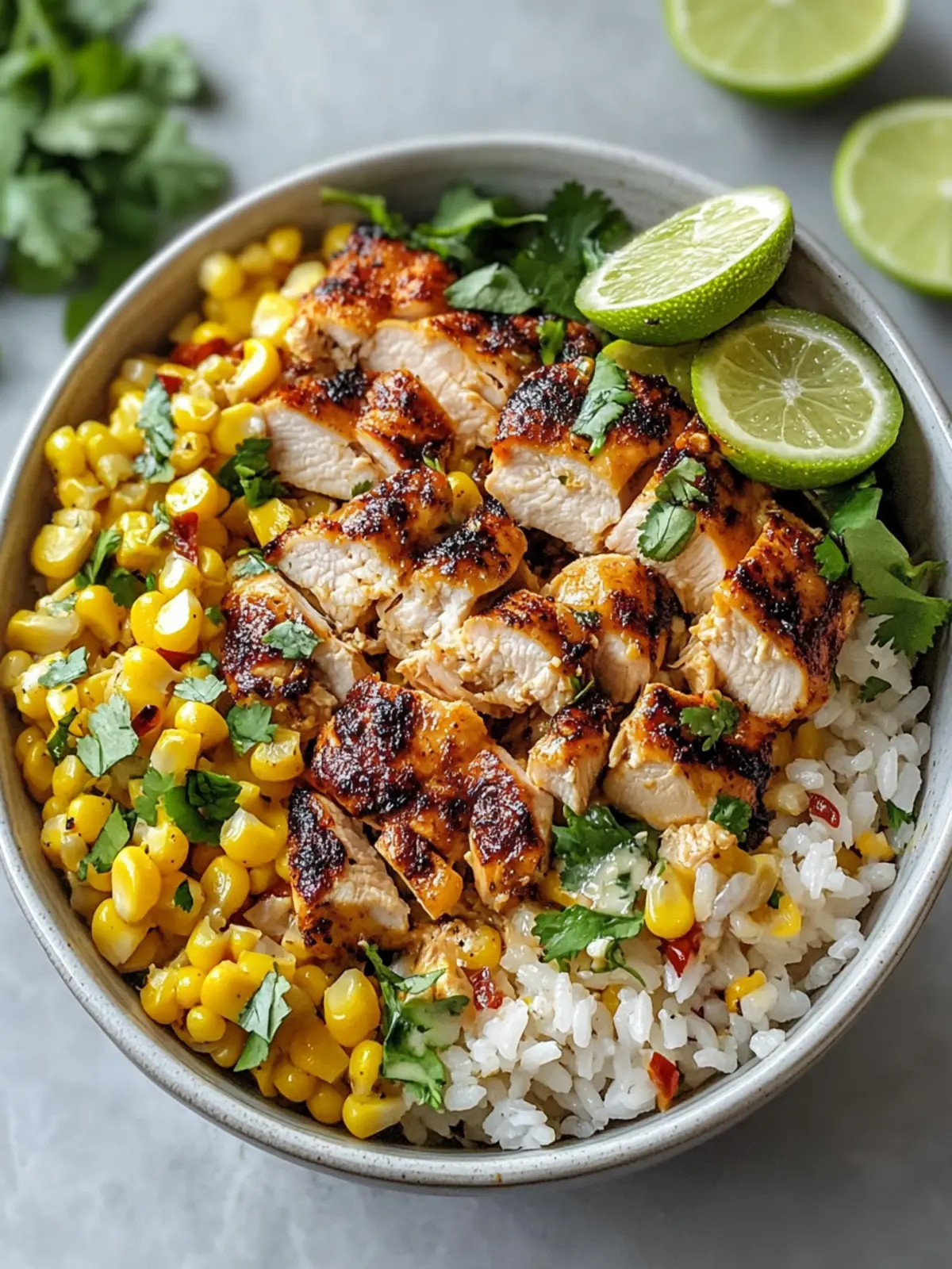 Easy Street Corn Chicken Rice Bowl