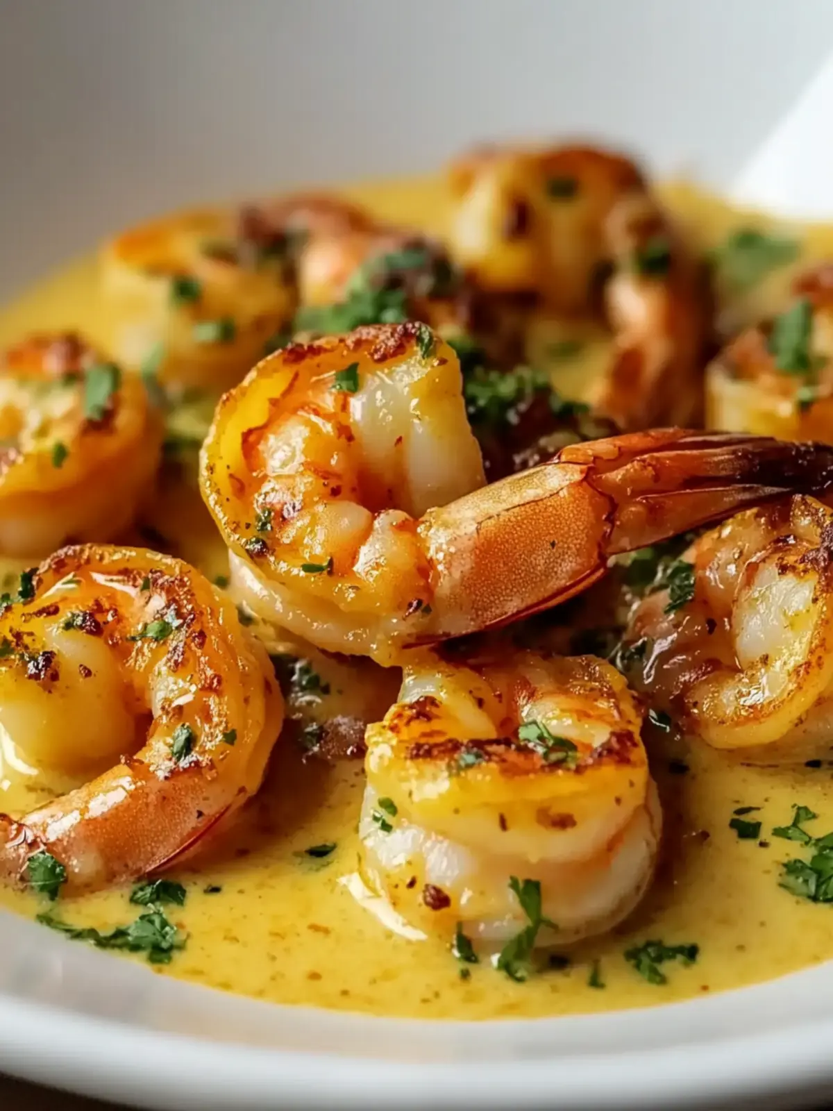 Sautéed Shrimp in Creamy Saffron Sauce for a Fancy Night In 4 Sautéed Shrimp in Creamy Saffron Sauce