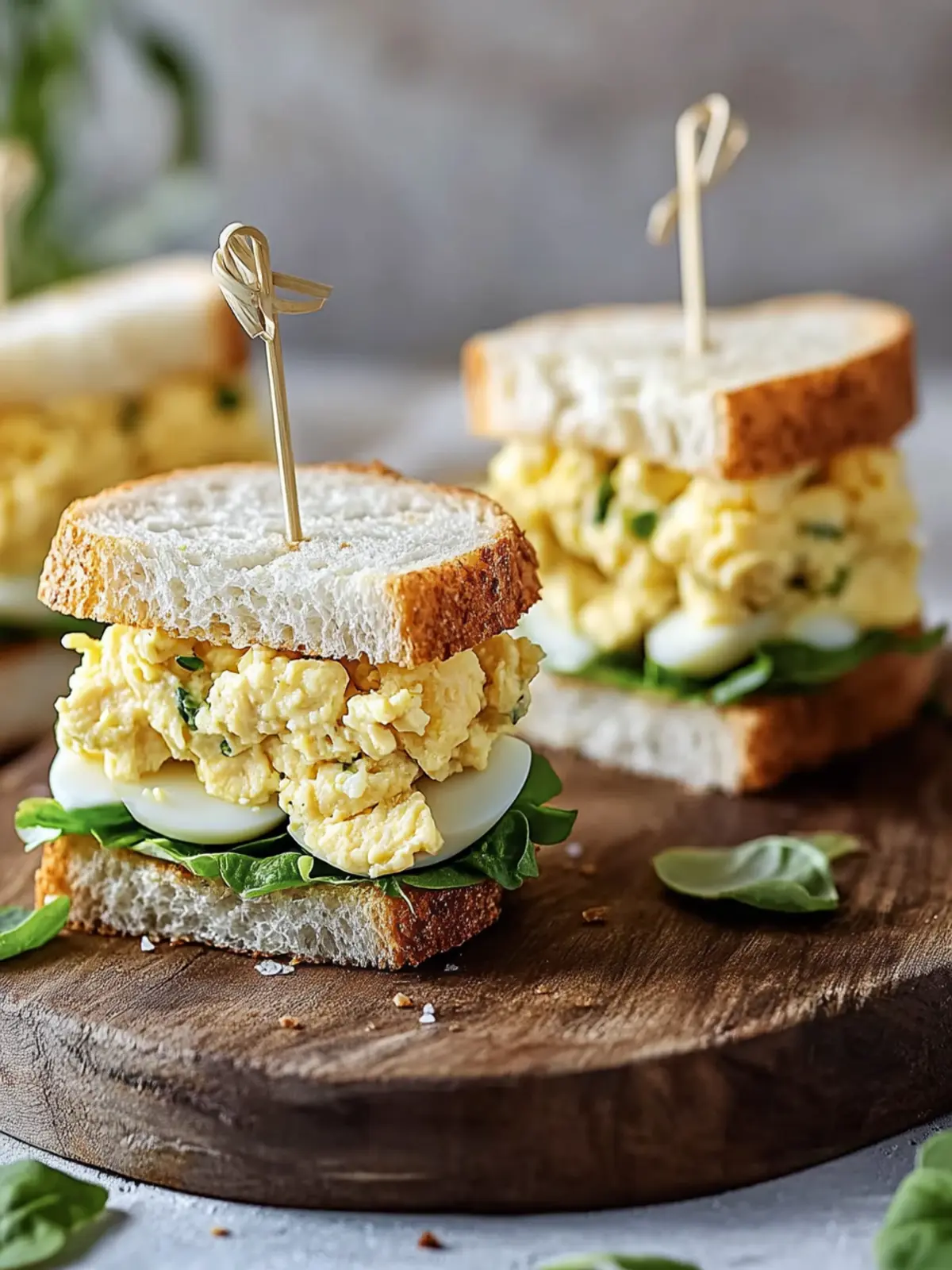 Egg Salad Finger Sandwiches