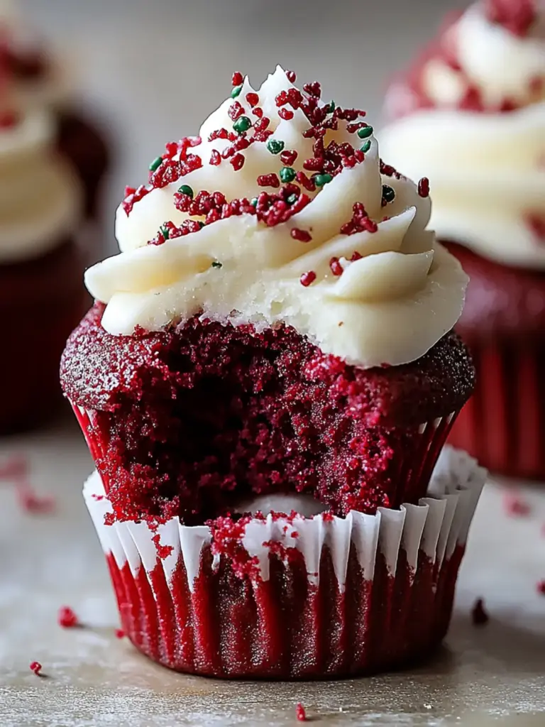 Crumbl Red Velvet Cupcake Cookies