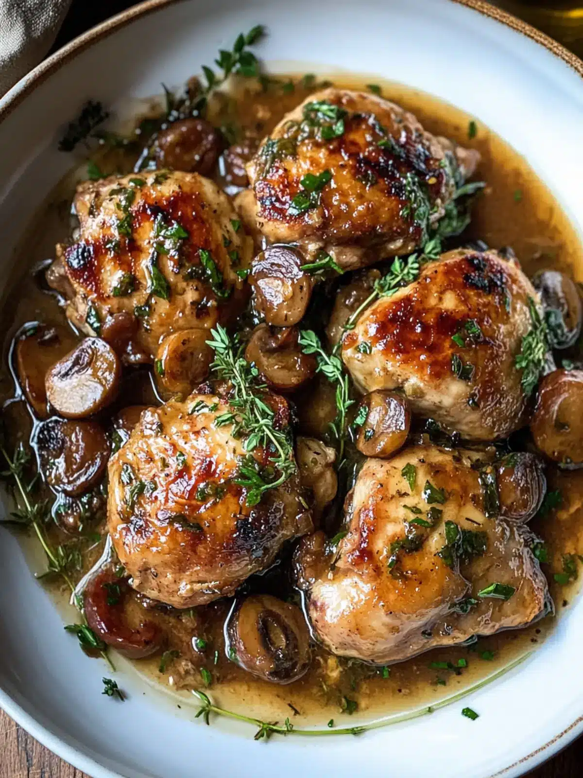 Succulent Italian Braised Chicken Marsala