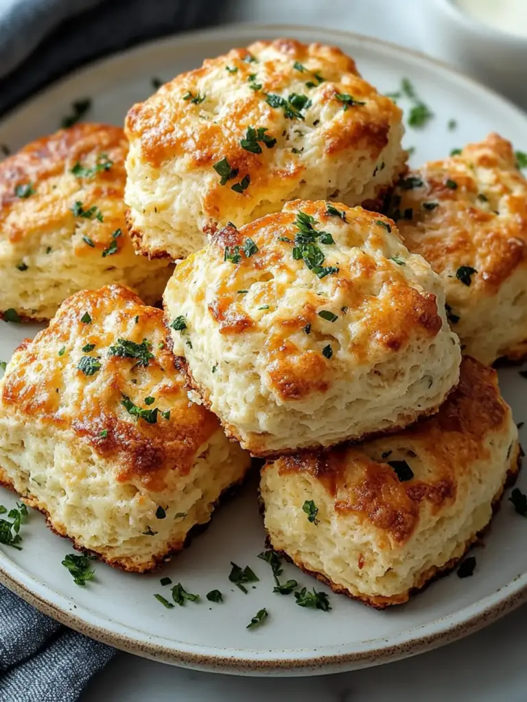 Savory Garlic Parmesan Scones