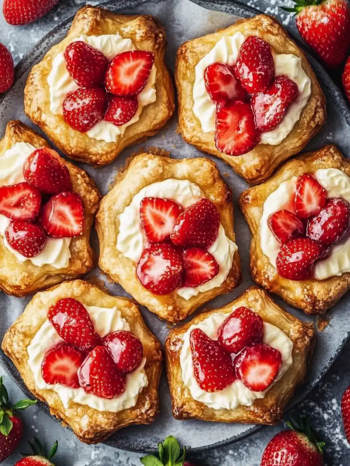 Strawberry Cream Cheese Pastries