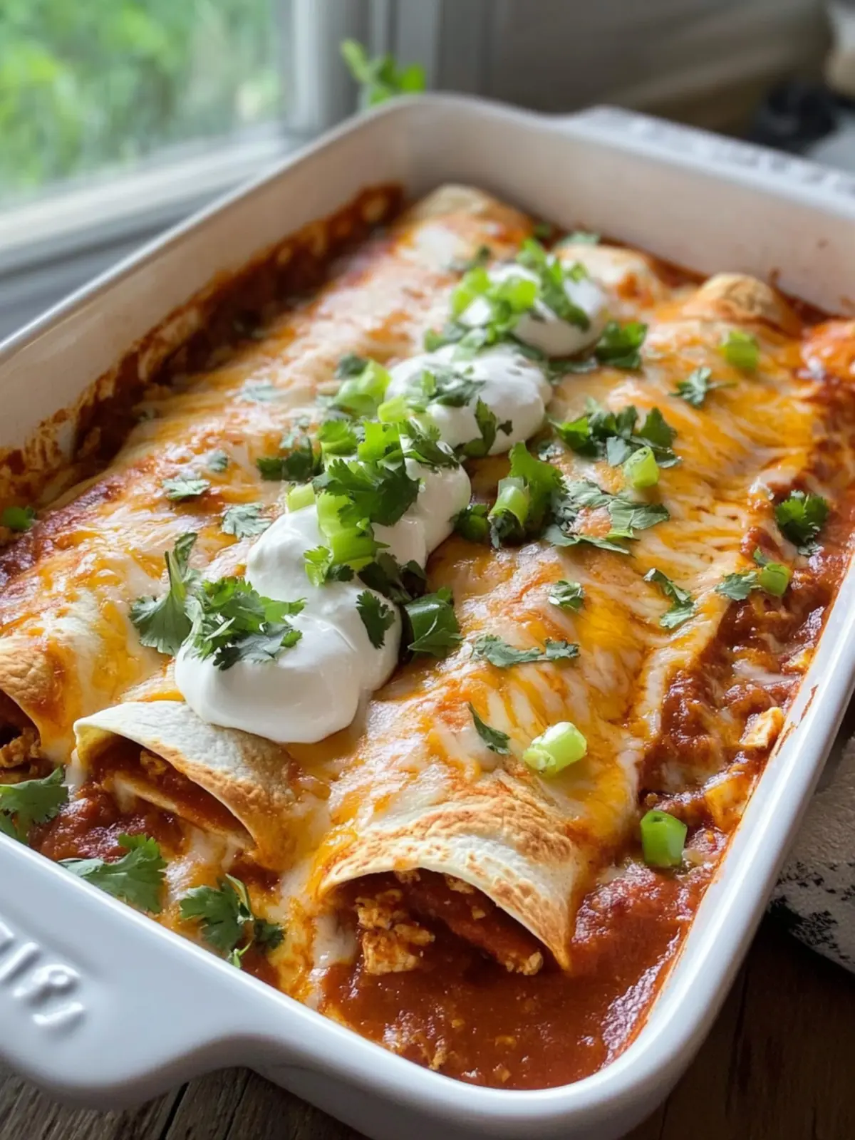Healthy Ground Turkey Enchiladas