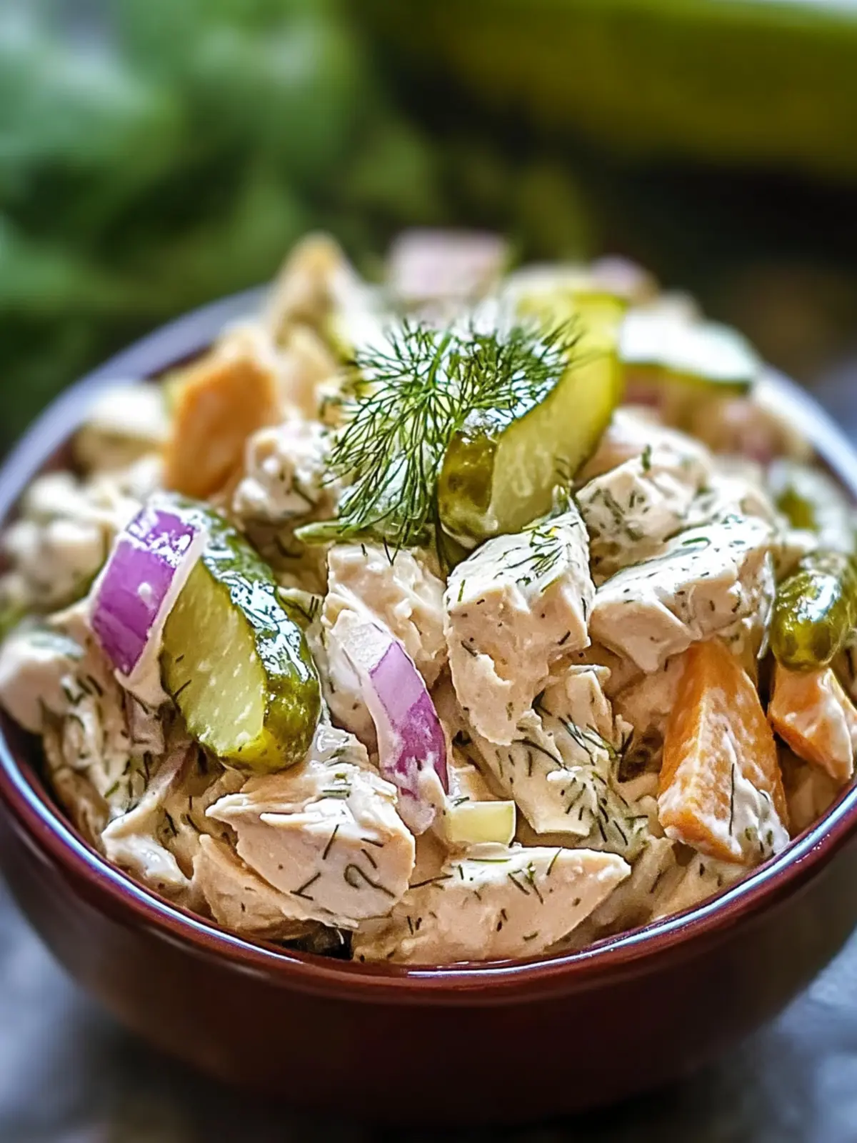 Dill Pickle Chicken Salad