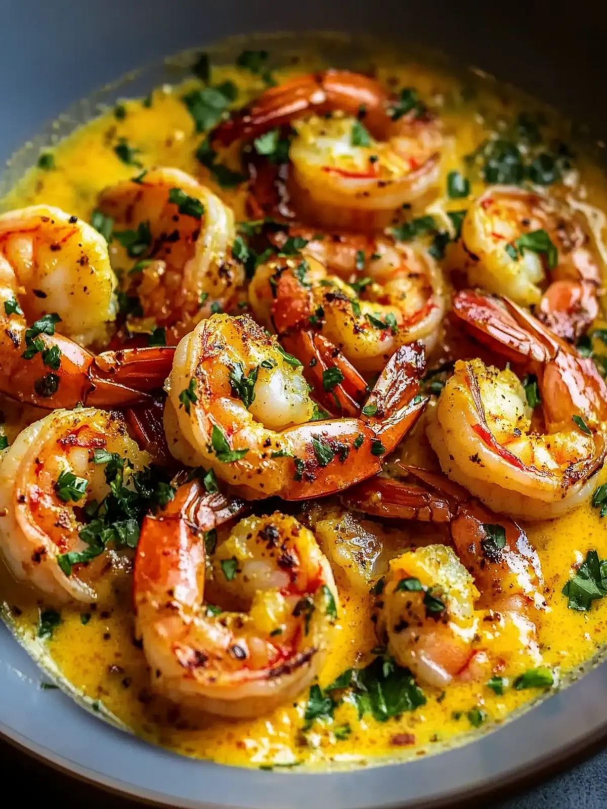 Sautéed Shrimp in Creamy Saffron Sauce for a Fancy Night In 3 Sautéed Shrimp in Creamy Saffron Sauce