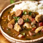 Orleans Cajun Chicken and Sausage Gumbo