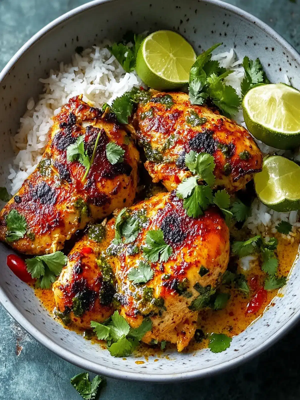 Spicy Brazilian Coconut Chicken
