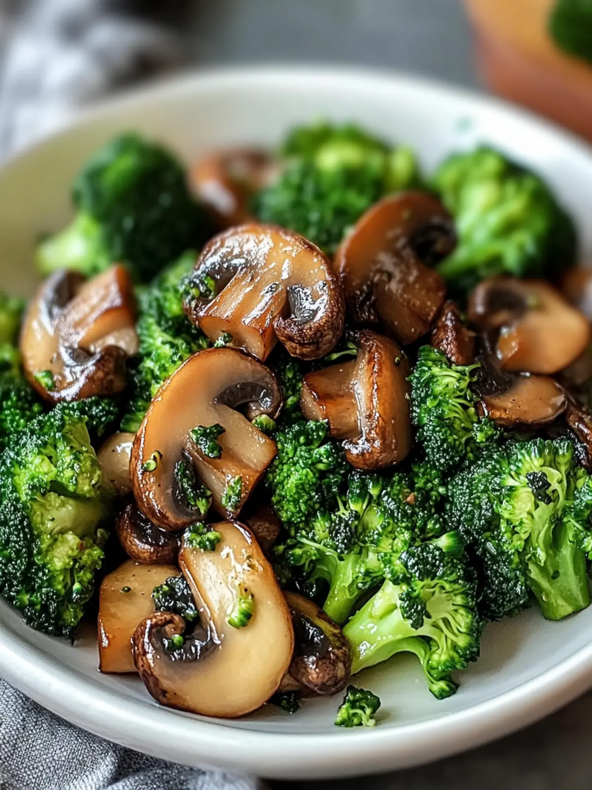 Deliciously Healthy Sautéed Mushrooms and Broccoli in 20 Minutes 4 Healthy Sautéed Mushrooms and Broccoli