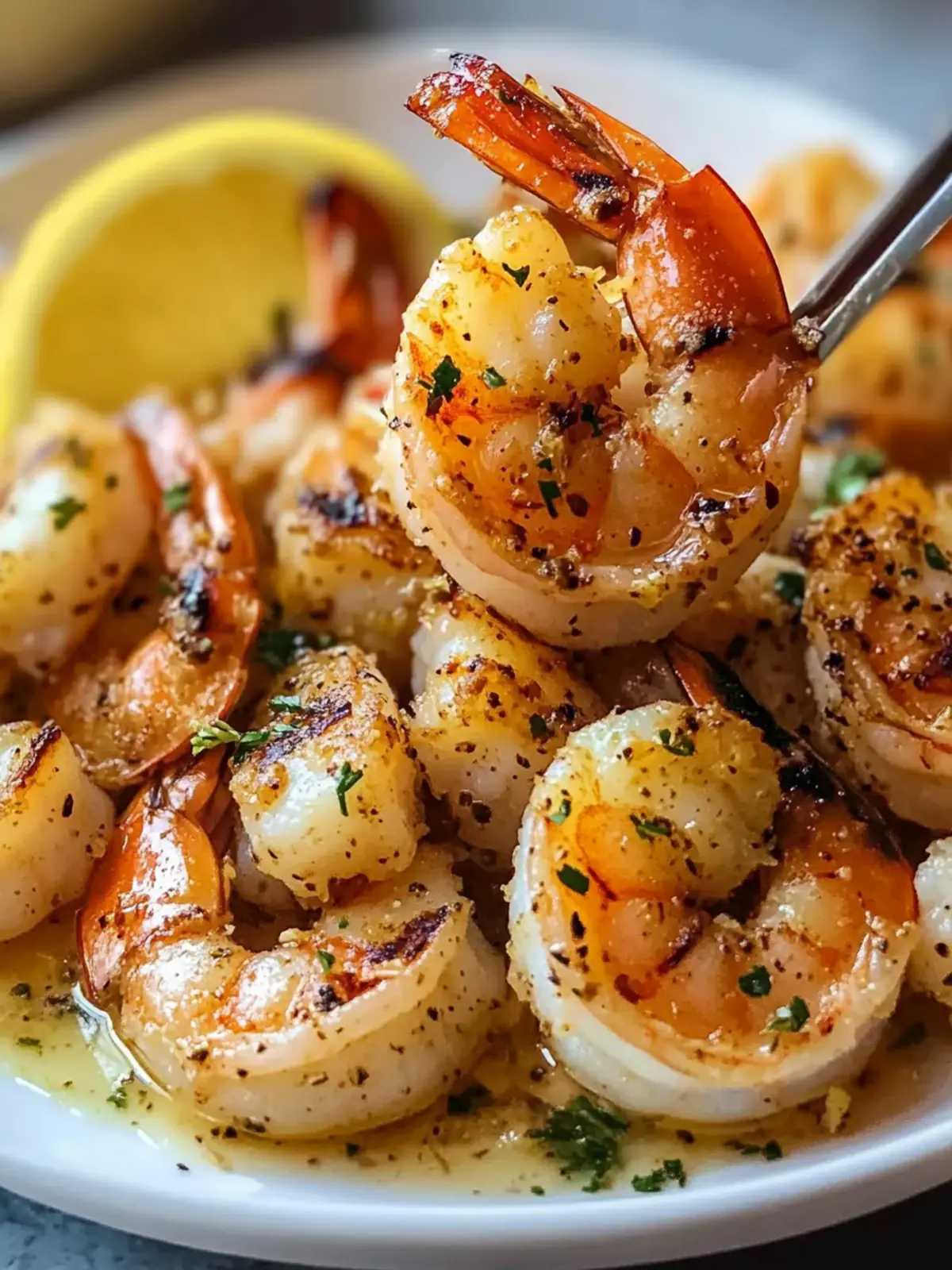 Crispy Grilled Shrimp with Lemon Butter Sauce for Quick Dinners 4 Crispy Grilled Shrimp with Lemon Butter Sauce