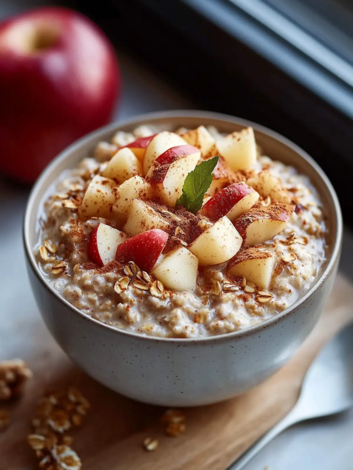 Apple Pie Overnight Oats