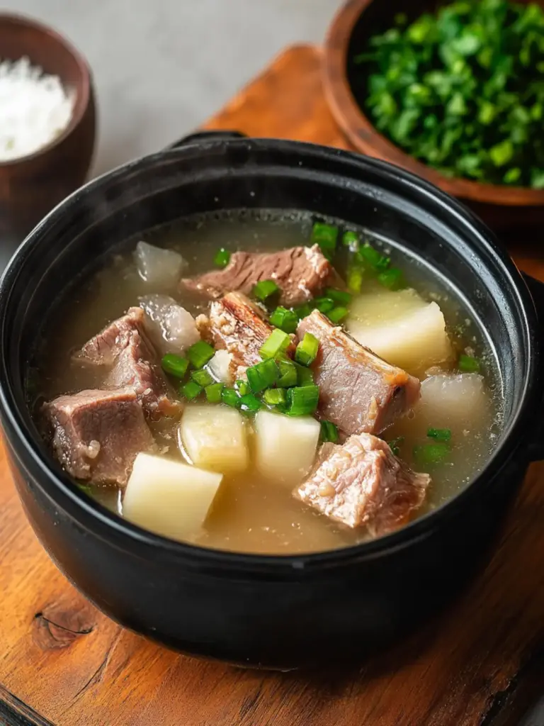 Taiwanese Pork Rib and Daikon Soup