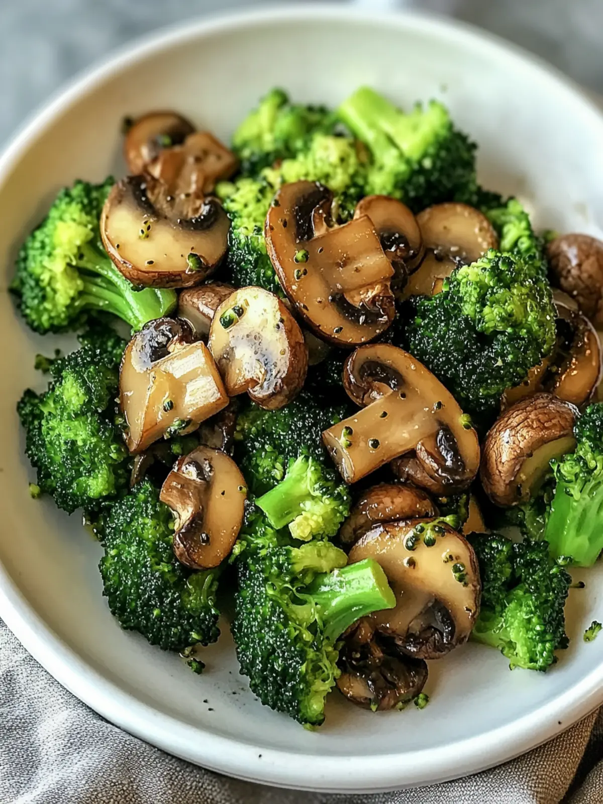 Deliciously Healthy Sautéed Mushrooms and Broccoli in 20 Minutes 5 Healthy Sautéed Mushrooms and Broccoli