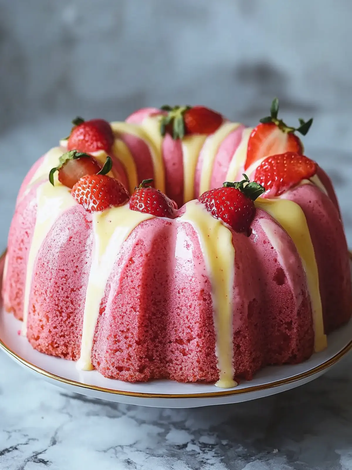 Moist Strawberry Milkshake Pound Cake for Sweet Nostalgia 3 Moist Strawberry Milkshake Pound Cake
