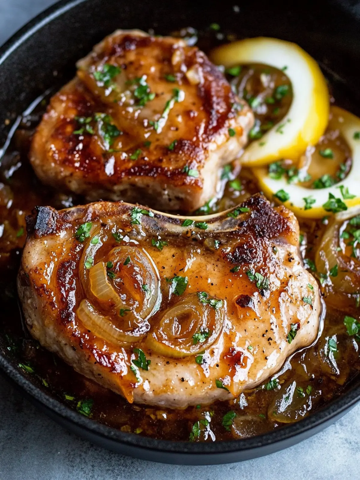 French Onion Pork Chops