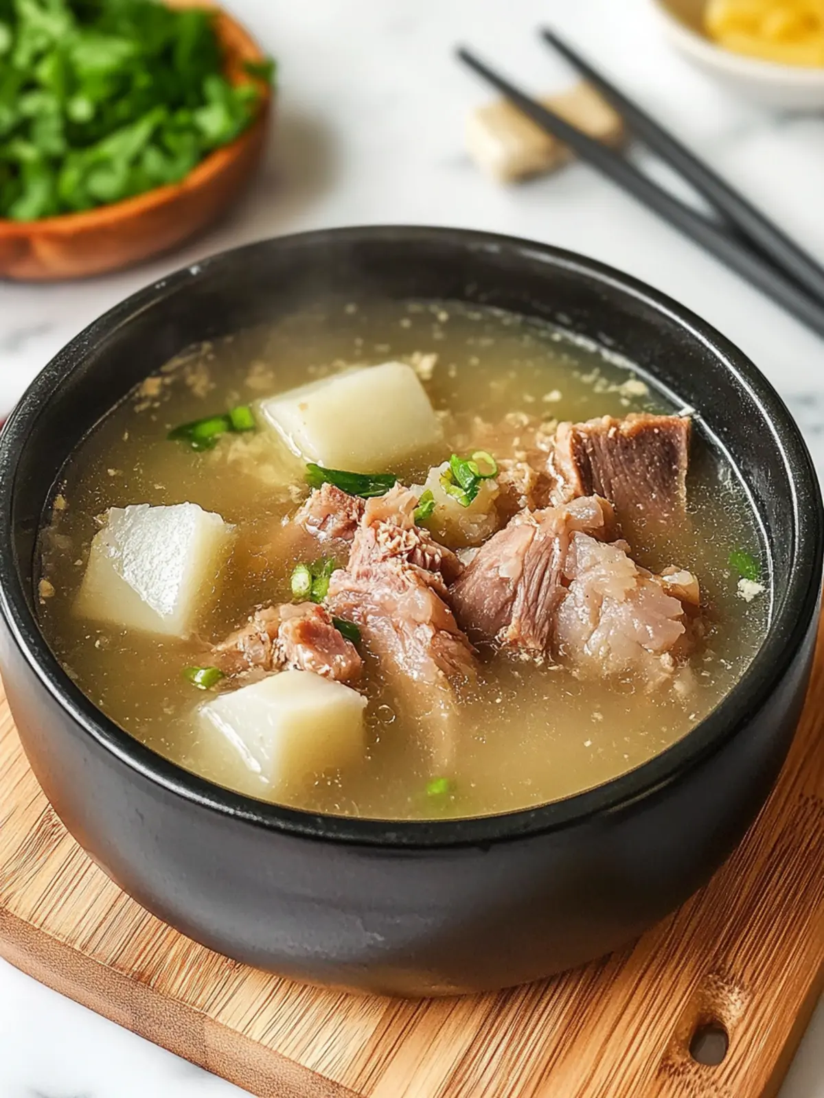 Taiwanese Pork Rib and Daikon Soup