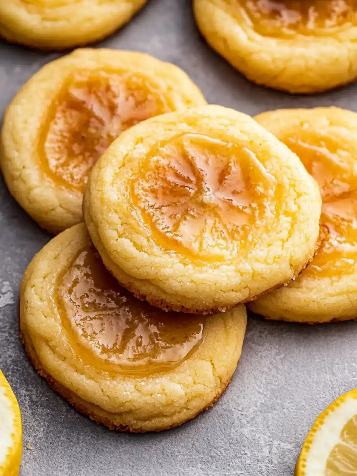 Lemon Crème Brûlée Cookies