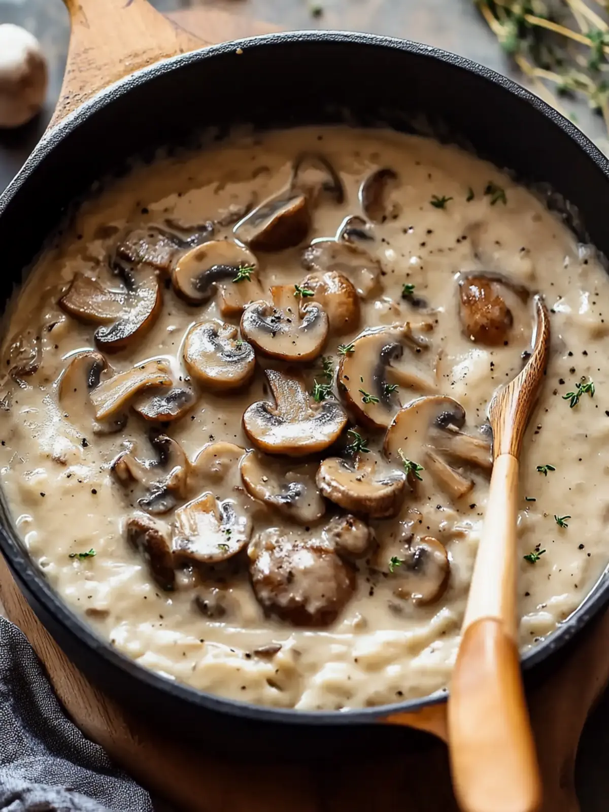 Creamy Mushroom Gravy