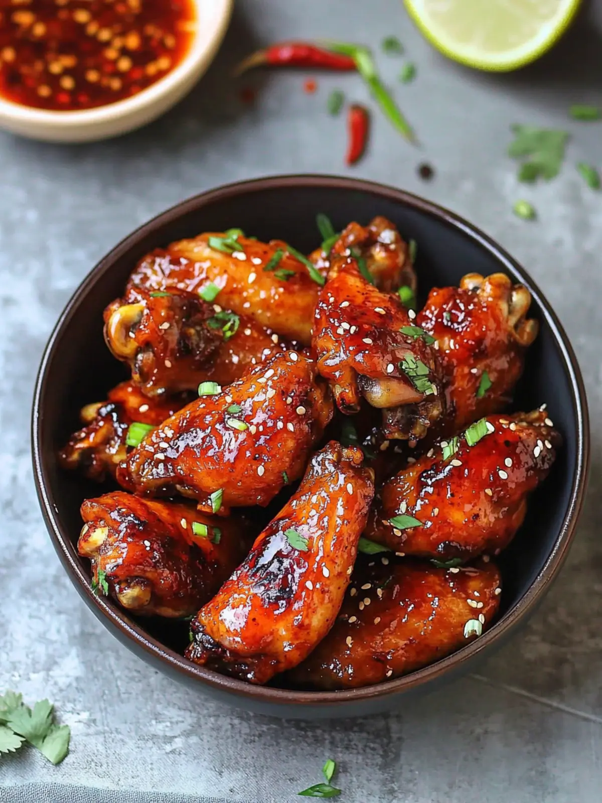 Hot Honey Chicken Wings - Chili to Choc