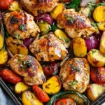 Balsamic Glazed Chicken and Veggies (Sheet Pan)