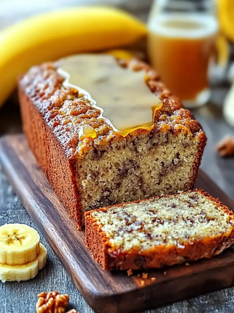 Banana Bread with Maple Syrup