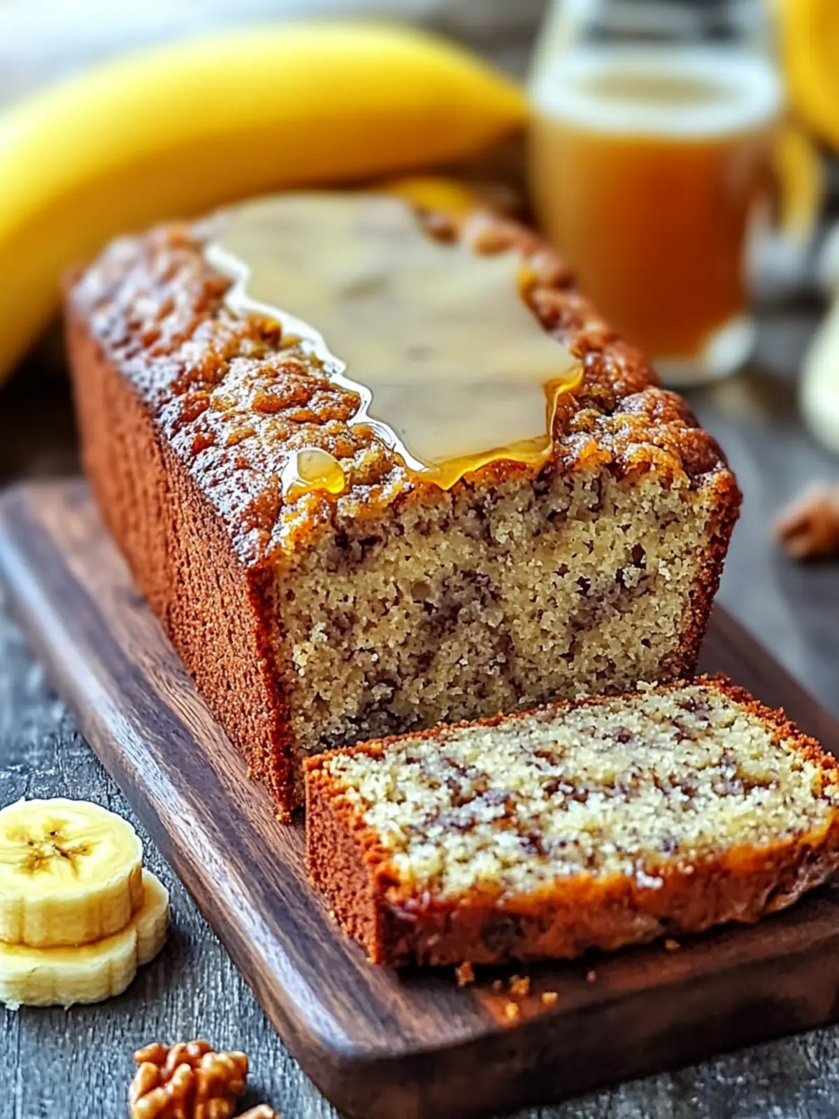 Banana Bread with Maple Syrup
